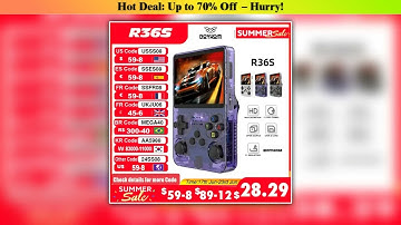 Editor’s Choice Open Source R36S Retro Handheld Video Game Console Linux System 3.5 Inch IPS Screen