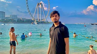 Dubai Jumeirah Beach Br Walking Tour4K I Uae