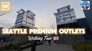 [4K] Seattle Premium Outlets is an open-air shopping center, "Tulalip Seattle Premium Outlets"