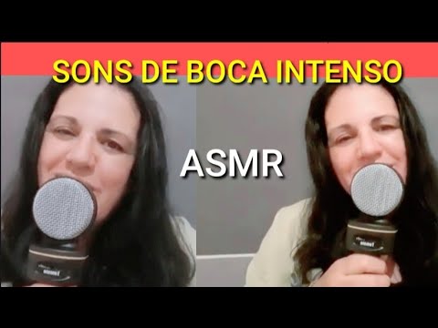 ASMR Português Sons de boca intenso