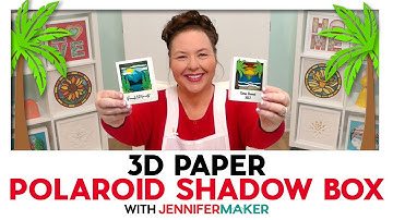 DIY 3D Paper Polaroid Shadowbox | Easy Travel Keepsake!