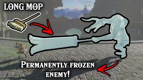 How to get a LONG MOP and Permanently Frozen Enemy - BotW