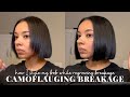 HOW I STYLE MY BOB WHILE REGROWING BREAKAGE | SHORT HAIR MAINTENANCE