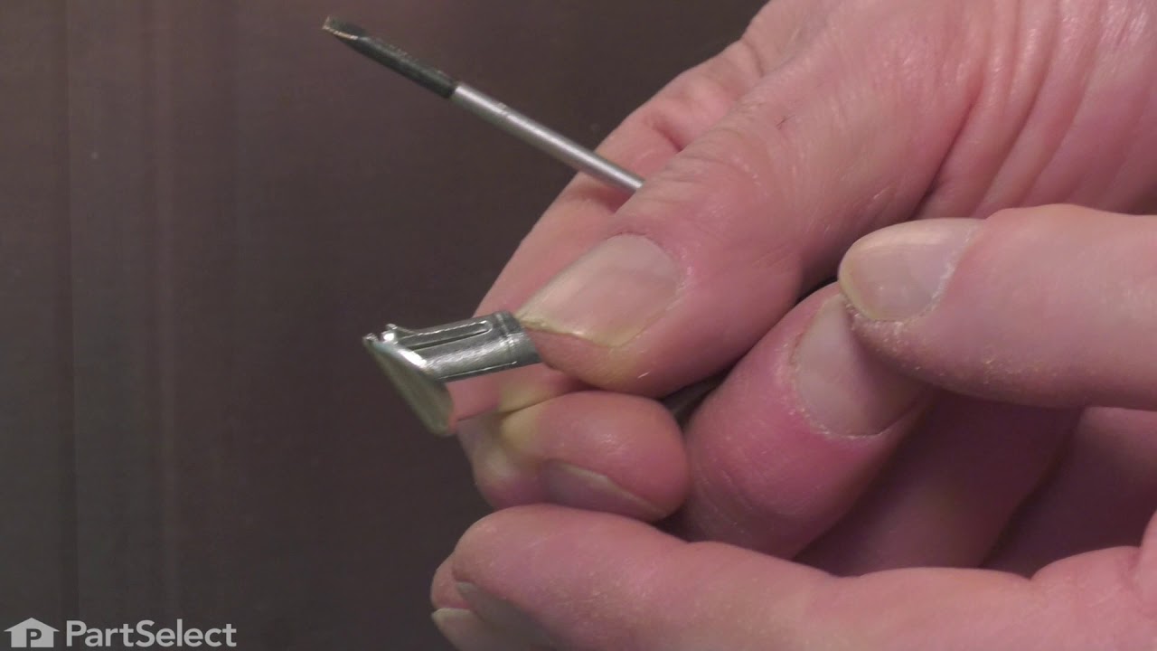 Whirlpool Refrigerator Repair How to Replace the Handle End Cap