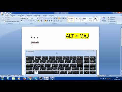 Comment passez azerty/qwerty sous Windows 7