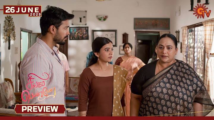 Singappenne - Preview | 26 June 2025 | Tamil Serial | Sun TV
