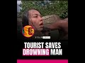 🚨🇱🇰 Tourist Saves Drowning Man