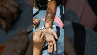 Simple and easy cone design #mehndi #henna #art #tending #telugu #india