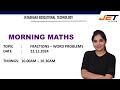 MATHS MORNING