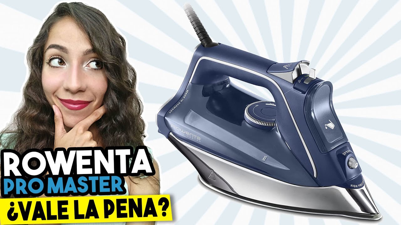 DESCUBRE la Plancha de Vapor Rowenta Pro Master ▷Análisis, Ventajas y  Desventajas◁ 