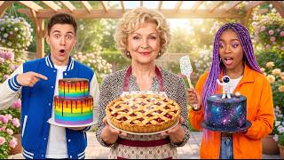 NEW 123 GO! ME vs GRANDMA vs RUMI COOKING CHALLENGE|| Epic Cooking Challenge!
