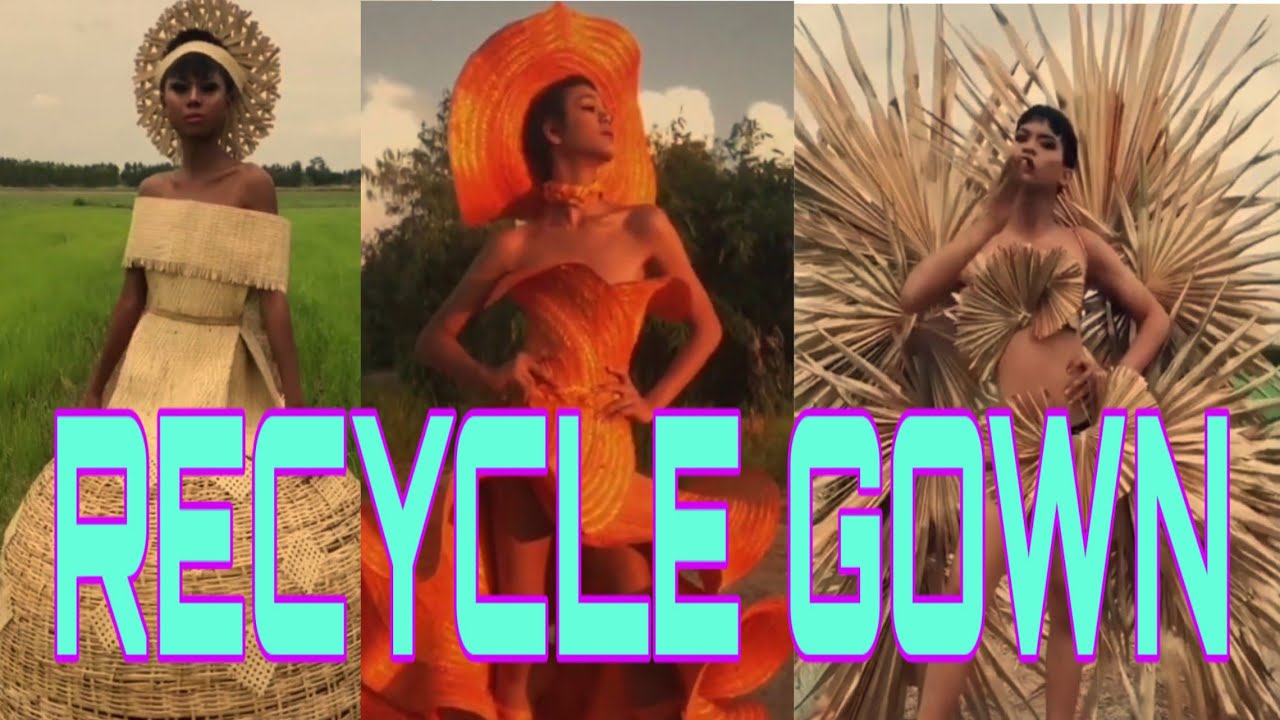 RECYCLE GOWN /  VERY CREATIVE 😍