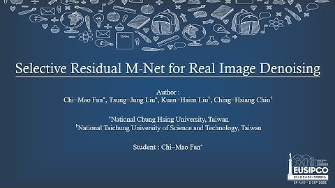 [EUSIPCO 2022] Selective Residual M-Net for Real Image Denoising