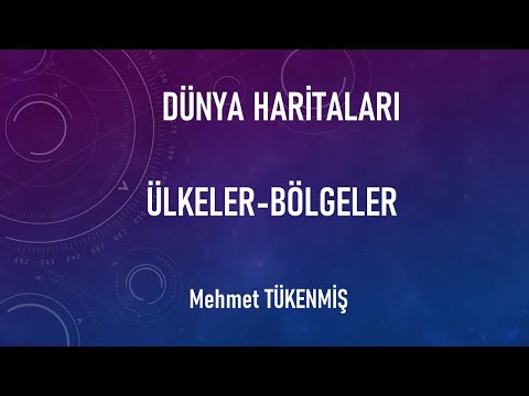 TYT-AYT Dünya Haritası, Ülkeler Ve Bölgeleri Tanıyalım 2