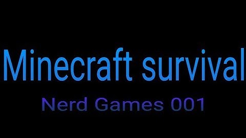 Nova intro oficial do Minecraft survival