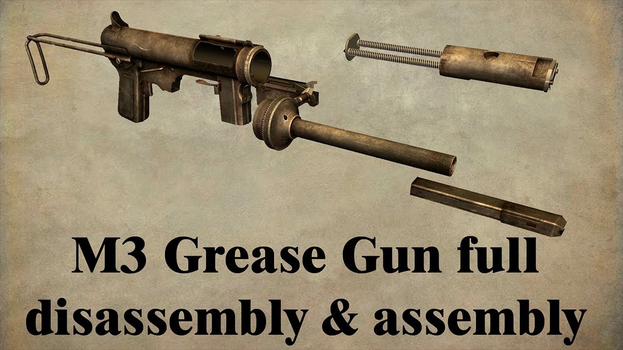 M3 grease gun чертеж