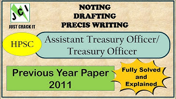 HPSC ATO || Paper 2 || Noting Drafting Precis Writing Course
