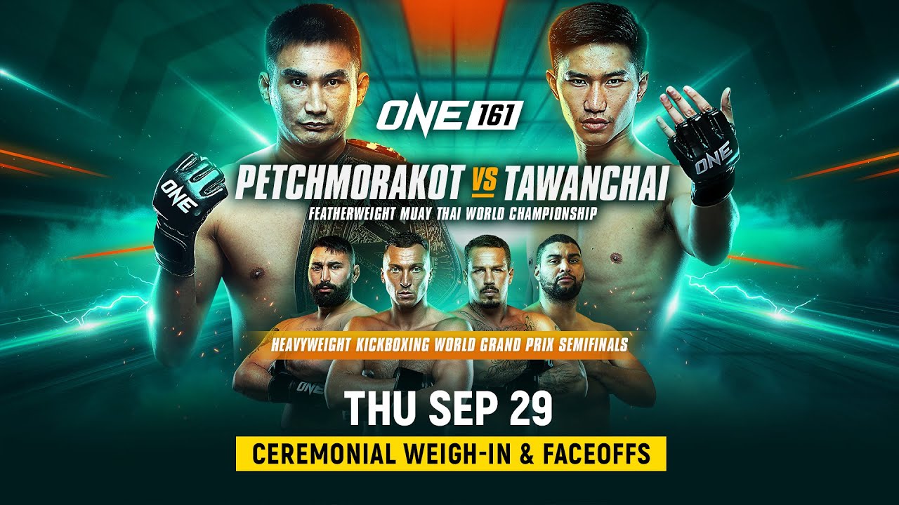Download ONE 161: Petchmorakot vs. Tawanchai | Ceremonial Weigh-Ins & Faceoffs