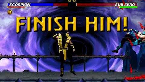 MKTX UMK3 Mod: Scorpion Fatality 1-2-3-4-5.