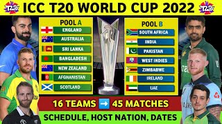 Icc t20 world cup schedule