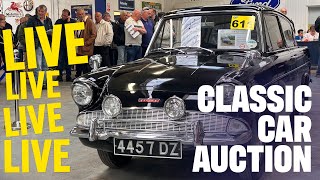 LIVE CLASSIC CAR AUCTION! Day Two of Anglia Car Auctions April 2024 sale
