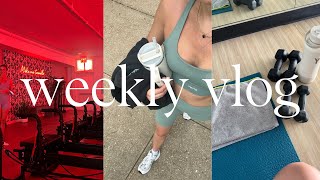 weekly vlog | workout with me for a week!