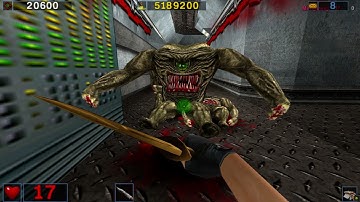 Serious Sam The Second Encounter - Escape From Laboratory (custom map) - No Commentary Walkthrough