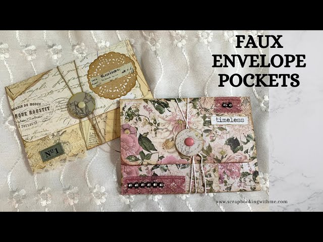 DIY SCRAPBOOK PAPER POCKET ENVELOPE. — Gathering Beauty