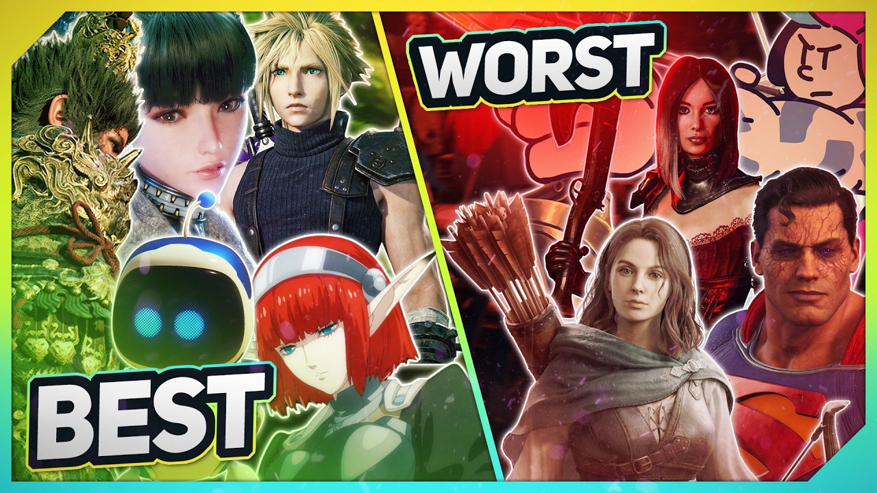 The BEST And WORST Games I Played In 2024 - YouTube