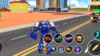 Flying Tiger Robot Car Games - Android Gameplay screenshot 4