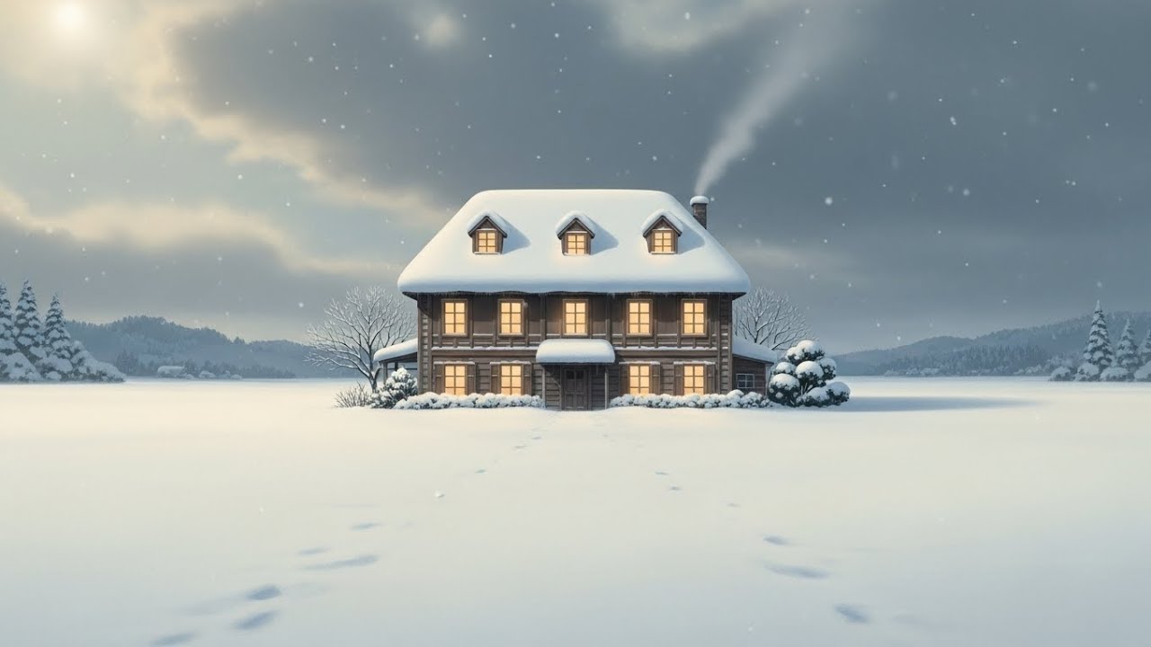 A Peaceful Rural Day – Ghibli Style | Cozy Countryside House in Wide Fields 🌾✨