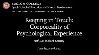 Keeping In Touch: Corporeality of Psychological Experience