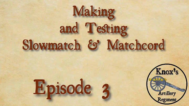 Making and Testing Slowmatch and Matchcord