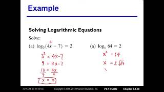 6.4 Logarithmic Functions Part5