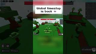Global Time Stop Is Back