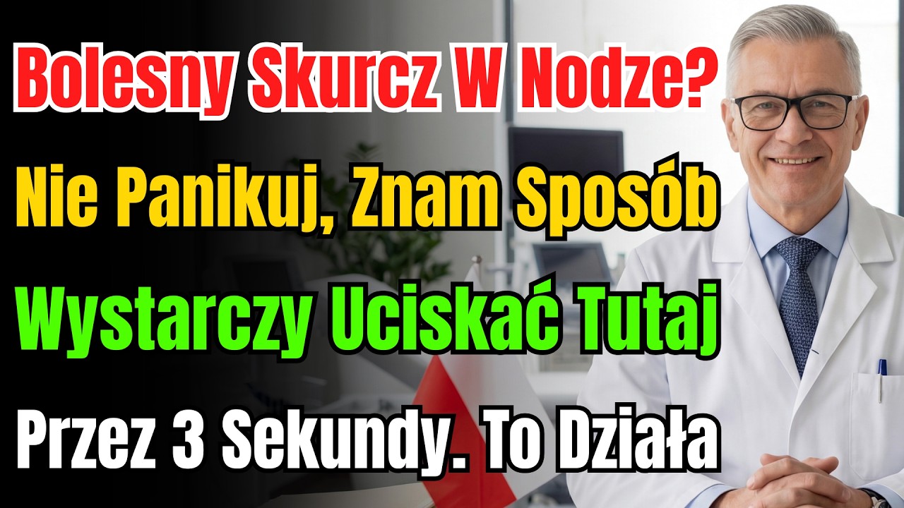 Skurcz Nogi? Ta Metoda Uwalnia Od Bólu W Zaledwie 3 Sekundy! Obowiązkowa Wiedza Po 60-tce.