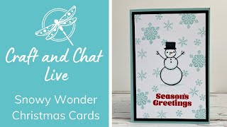 Craft and Chat - Snowy Wonder and Scrapbooking Release
Join Amanda and your Crafty Friends for this weeks Craft and Chat Craft and Chat - Snowy Wonder and Scrapbooking Release
