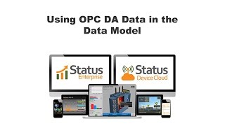 Using OPC DA in the Data Model