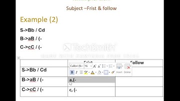 Compiler Design Tutorial : First and Follow (part-2)