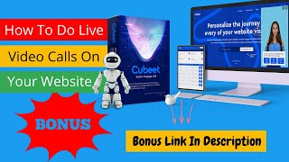How To Do Live Video Calls On Your Website - Cubeet Demo screenshot 5