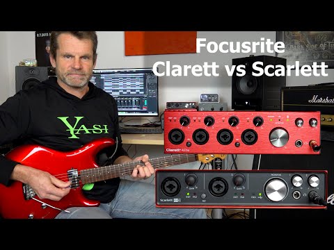 Test - Focusrite Scarlett vs Clarett+ for guitar | Marshall SV20H, Kemper