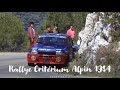 Rallye critrium alpin 1984