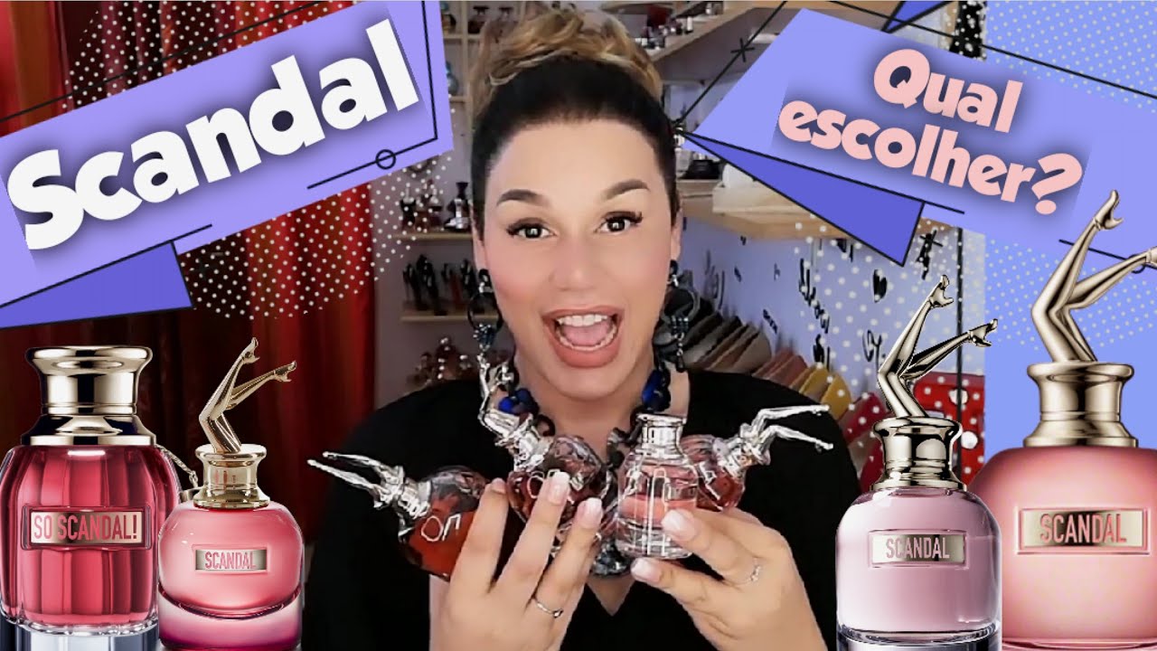 Perfumes SCANDAL, Jean Paul Gaultier. Qual escolher? Tradicional / By Night  / A Paris / So Scandal - YouTube