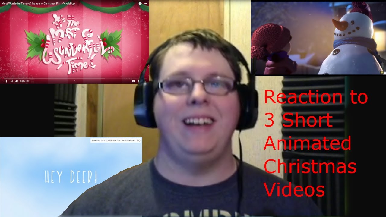 Reacting to 3 Short Christmas Animations (Reaction Week 16 Ep 7) 