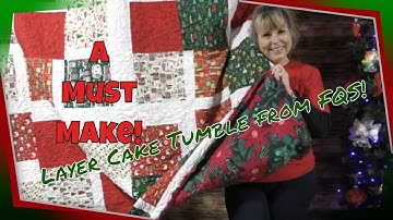 You Want to Use this Layer Cake Pattern from the Fat Quarter Shop