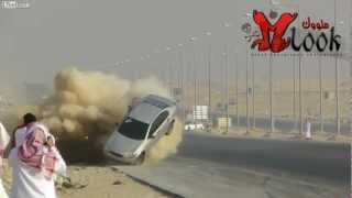 Spectacular Crash During Saudi Drift 2012 HD