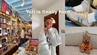 fall reset 🍂 book chats, fall shopping, decorating, & haul!