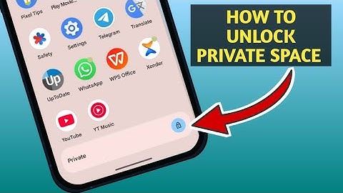 How To Unlock Private Space Android 15  (Google Pixel)
