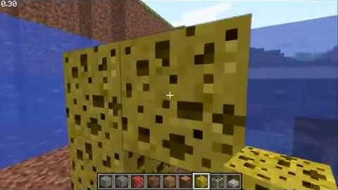 Minecraft Classic Mode How to Use Sponges