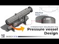 Pressure vessel Design - 2:1 Elliptical head in Solidworks | Design hub |